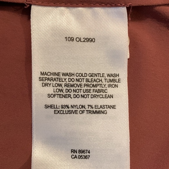 Mountain Hard Wear Women’s Short Sleeve Button Down Shirt Plum Color SZ 14 - Picture 10 of 12